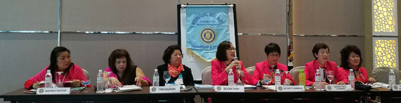 18 Mar 2017: Exco in the 5th AGM District 331 (in session).