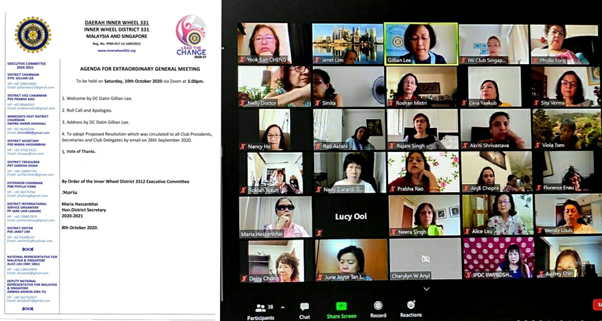 District 331 EGM, 1 Aug 2020.